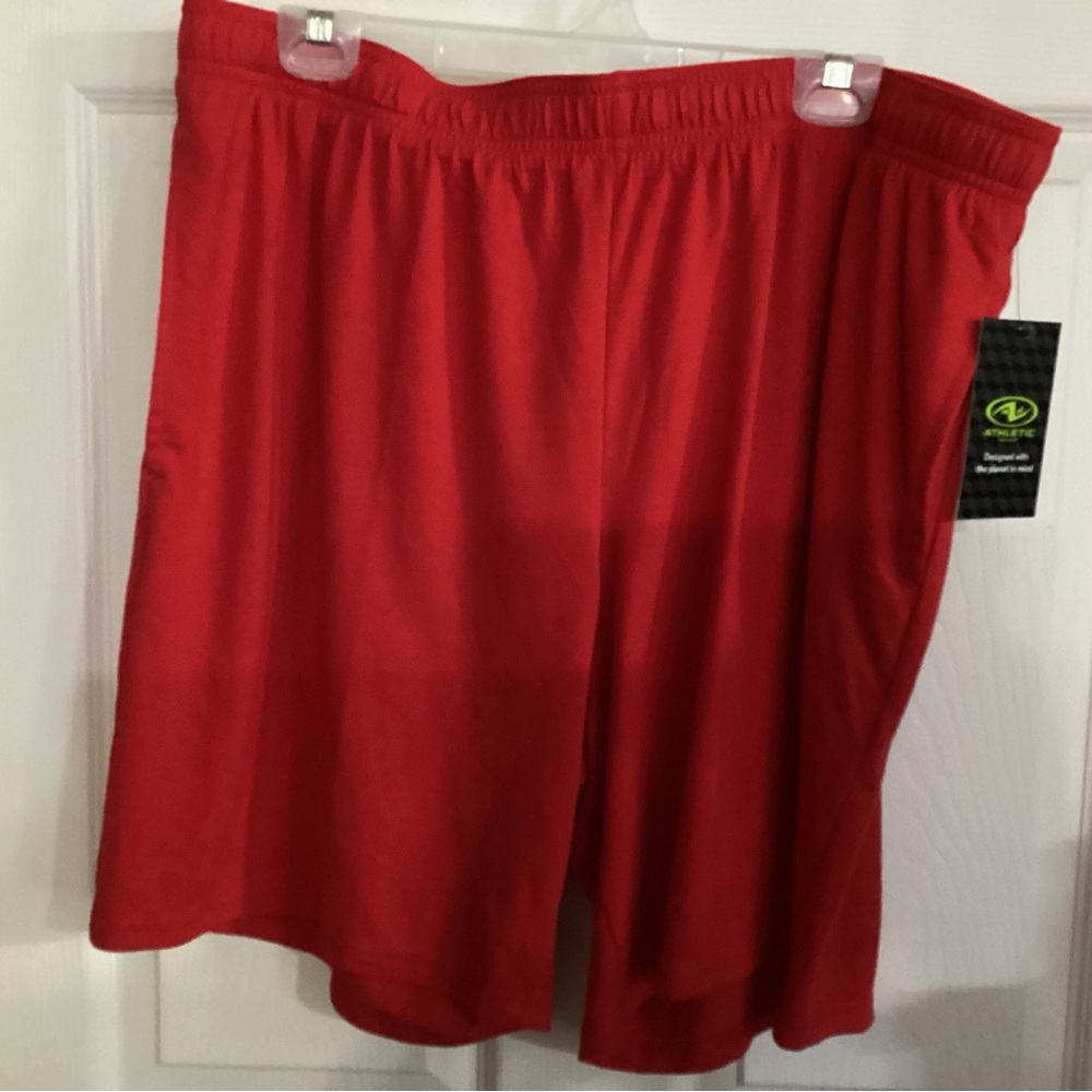 NWTS AthleticWorks red men size XL (40-42) tri-blend shorts
